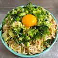 ebipeco's cooksnap of when they made 簡単おいしい♡納豆＆明太子のパスタ.