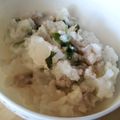 ★ほのどんママ★'s cooksnap of when they made 炊飯器★ごま油香る七草がゆ.