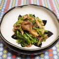 バカリャウ's cooksnap of when they made 舞茸と春菊の甘辛煮.