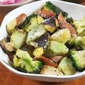 低カロ探検隊's cooksnap of when they made さつま芋とブロッコリーのホットサラダ.