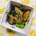 チェックのミニくま's cooksnap of when they made 小松菜・舞茸と蒲鉾のさっと煮♪.