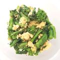 tamago大好き's cooksnap of when they made シンプルで簡単✨菜の花の卵炒め♪♪.