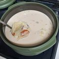 ○りこ○'s cooksnap of when they made ＋栄養♪鮭中骨缶の味噌クリーム煮.