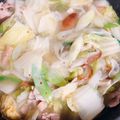 美咲〆's cooksnap of when they made 【簡単】豚バラ肉と白菜、春雨のスープ.