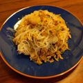 喜八＆Hacchi's cooksnap of when they made 古漬けで！韓国春雨のツナキムチ炒め.