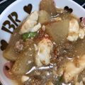 tezz's cooksnap of when they made 大根たっぷり！豚ひき肉でピリ辛麻婆鍋.