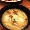 tetekotete's cooksnap of when they made 美味しいよ！納豆汁★山形の郷土料理.