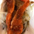 H♡S's cooksnap of when they made サーモンカルパッチョバルサミコ風味.