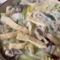 モジャネコ's cooksnap of when they made 白ネギと白菜だけのモツ鍋.