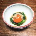 satomen's cooksnap of when they made とろ〜り卵醤油で♡ニラのおひたし.