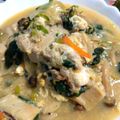 ユーロン's cooksnap of when they made 【腸活】高野豆腐、ほうれん草の卵とじ.