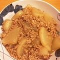 ちいちい116's cooksnap of when they made 手軽にフライパンで大根と鶏ひき肉の炒め煮.