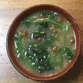 おはなすき's cooksnap of when they made 【減塩】ほうれん草となめこの味噌汁.