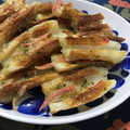 Faiza's cooksnap of when they made 焼きちくわの紅生姜入り磯辺揚げ.