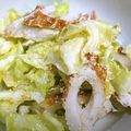 由芽15's cooksnap of when they made キャベツと竹輪のごま和えサラダ.