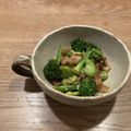 orurururu's cooksnap of when they made そら豆と豚肉の豆板醤炒め.