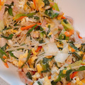 h16karuri's cooksnap of when they made ニラとえのきの玉子炒め.