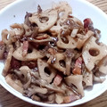 ポニーリボン's cooksnap of when they made れんこんとベーコンの簡単★きんぴら.