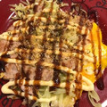 neeboo♬♪'s cooksnap of when they made 目玉焼きアレンジ★お好み焼き風★朝食に.