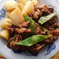 umi☆neco's cooksnap of when they made 牛肉とじゃがいもの炒め煮.