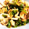 tsuyochan's cooksnap of when they made エリンギとピーマンのキムチあえ♪.