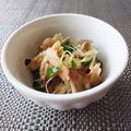 れんみん94's cooksnap of when they made 日本酒ビールに合うササミと搾菜のあえもの.