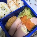 みりん調味料's cooksnap of when they made レンチン！ハムとチーズのくるくる巻き.