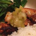 makikoyoga's cooksnap of when they made 鶏もも肉の塩麹照り焼〜塩レモンねぎダレで.