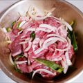 めーもん's cooksnap of when they made 豚こま肉の生姜焼き漬け込み.