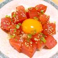 ステルトミチル's cooksnap of when they made リアル３分クッキング！マグロユッケ！.