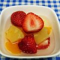 ととろ＆めい's cooksnap of when they made 娘が大好きなフルーツポンチ風デザート♪.