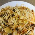優木星's cooksnap of when they made もやしキムチのチーズ焼き.