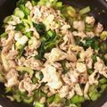 inoko10's cooksnap of when they made カルシウムたっぷり♥小松菜と豚肉の中華丼.