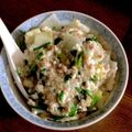 クック82MWY5☆'s cooksnap of when they made ひき肉ニラ豆腐.