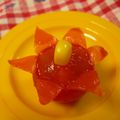 いがとママ's cooksnap of when they made キャラ弁★プチトマトフラワ−(おかず).