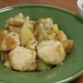creacafe's cooksnap of when they made 節約☆鶏胸肉とじゃがいものニンニク炒め.