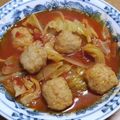 55才のおじさん's cooksnap of when they made キャベツと肉だんごのトマト煮込み.