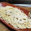 ちゃーん♪'s cooksnap of when they made 胡桃とレモンのクリームスパゲッティ.