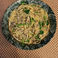 クックWIS5LJ☆'s cooksnap of when they made 冷やして旨い☆あさりと水菜の和風パスタ.