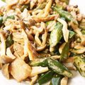 みぽぴぽ's cooksnap of when they made 豚肉とオクラのオイマヨ炒め.