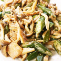 みぽぴぽ's cooksnap of when they made 豚肉とオクラのオイマヨ炒め.