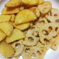 ロビくま's cooksnap of when they made 日清の唐揚げ粉で蓮根と新じゃがの唐揚げ.