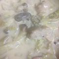 クックGXY3W☆'s cooksnap of when they made ＊白菜ときのこと鶏肉のクリーム煮風＊.