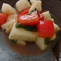 あめどん's cooksnap of when they made ☆トマトと長いもの柚子胡椒サラダ☆.