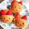 ＭEGUMI❤︎'s cooksnap of when they made 菓子パンアレンジで簡単フルーツサンド.