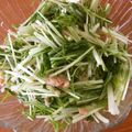 さおりん@料理特訓中's cooksnap of when they made 水菜とツナのサラダ.