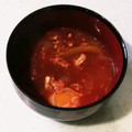 nana_tenjo's cooksnap of when they made ☆簡単♪キムチとトマトの【赤い】スープ☆.