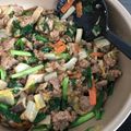＊＊＊杏＊＊＊'s cooksnap of when they made ☆白菜ニラひき肉餡かけ丼☆.