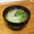 Asato★'s cooksnap of when they made 大根と大根の葉のお味噌汁.