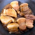 yuntakaa's cooksnap of when they made ☆豚バラ塊肉でとろ～り角煮☆圧力鍋で☆.
